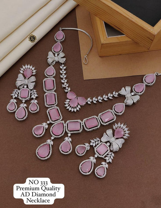 Floral Fate Pink Diamond Stone Set For You