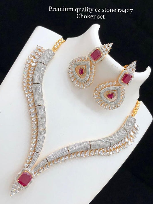 Diamond Roop Designer Necklace Set