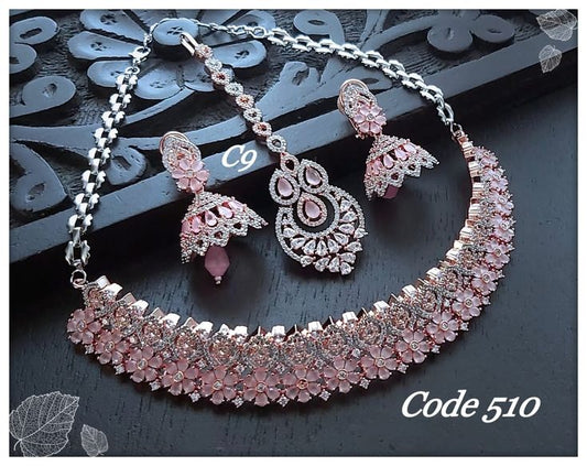 Crysta Luxe Super Diamond Necklace Set