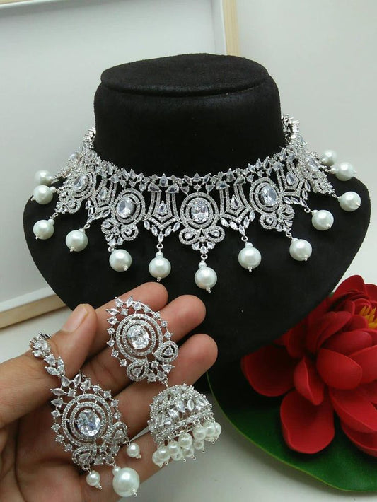 Divya Haar Super Kiara Necklace Set