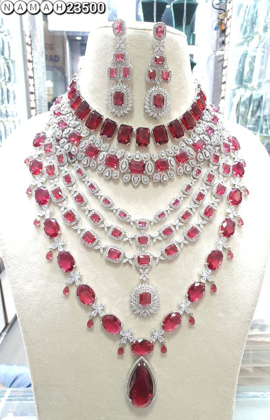 Empire Drape Designer Necklace Set for you