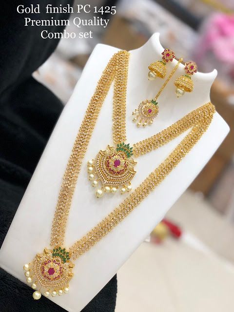 Blush Bloom Super Diamond Necklace Set