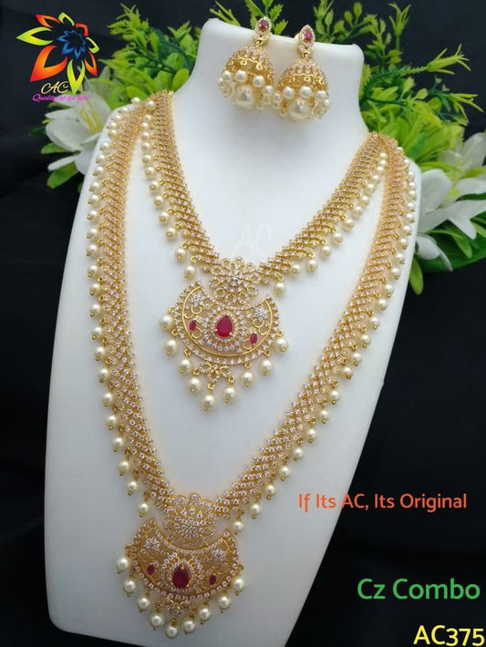 American Shine Diamond Necklace Set