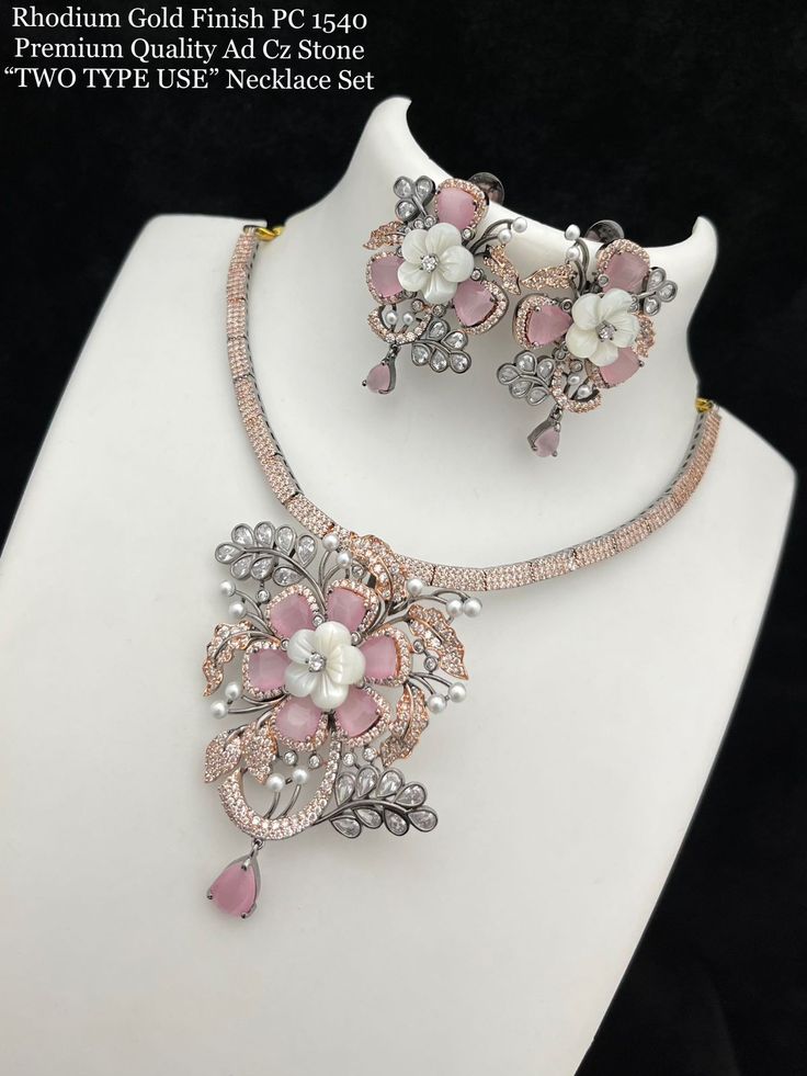 Navaratna Nidhi Diamond Necklace Set