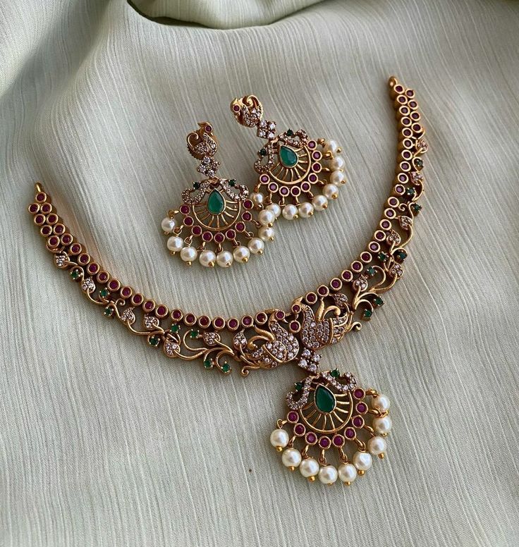 Vibhuthi Diamond Necklace set