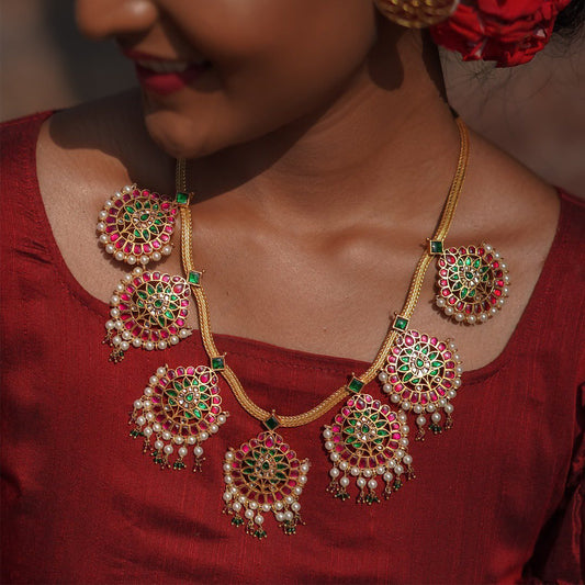 Multicolor Pendant Necklace by Bling Jewellery